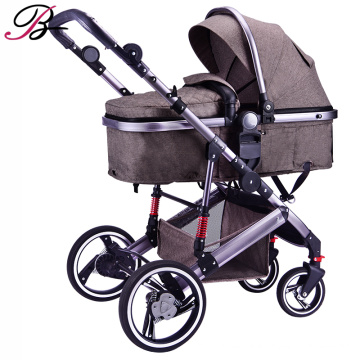 2019 Wholesale Custom Good 3 en 1 poussette de bébé avec roue anti-explosion